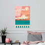 Wallity Cuadro Decorativo de Vidrio Templado Multicolor 30 x 45 cm